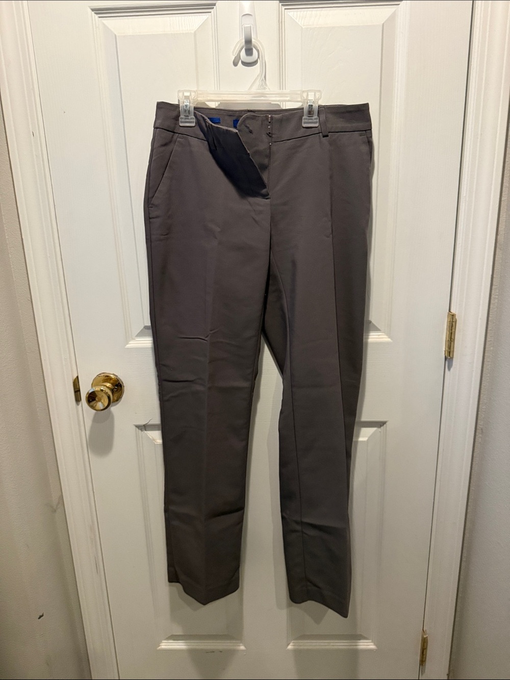 Apt. 9 Charcoal Gray Dress Pants - Straight Leg